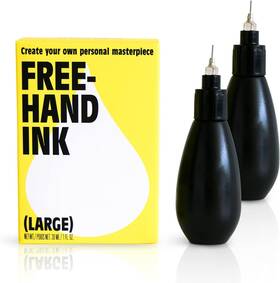 Inkbox 689282003284 Freehand Ink- Temporary Tattoo Drawing Kit Long Lasting Water-resis