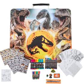 713171jw Innovative Designs Jurassic World Deluxe Activity Set For Kids With Carrying