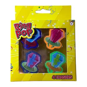 719192rpp Innovative Designs Ring Pop 4 Erasers
