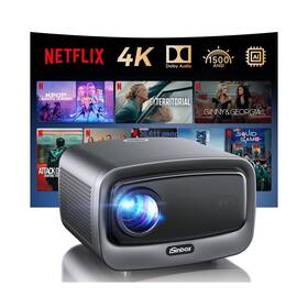 Jy821 Isinbox 1500 Ansi/auto Focus/built-in Apps Smart Projector 4k With Wifi 6 And Bluet