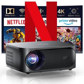 Yg381 Isinbox Netflix-licensed/dolby Audio Outdoor Projector With Wifi 6 And Bluetooth Is