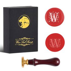 Iteryouzm23 Iteryou 2pcs Letter W Wax Seal Stamp With Gift Box A To Z Series Kit For Thanksgiving