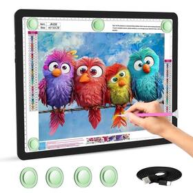 Iv-a3-d60 Ivaooze Rechargeable A3 Light Pad For Diamond Painting High-brightness Tracing