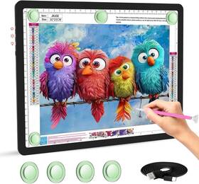 Iv-a4-d60 Ivaooze Rechargeable A4 Light Pad Tracing Box Wireless Board For Art