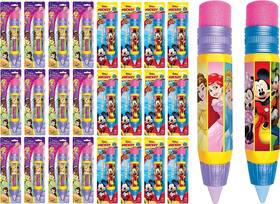 Ja-ru 7806 Large Disney Princess And Mickey Sidewalk Pencil Chalk 24 Units Assorted