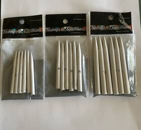 710301 Jack Richeson Tortillions - Lot Of Small Pack 6 Med Large