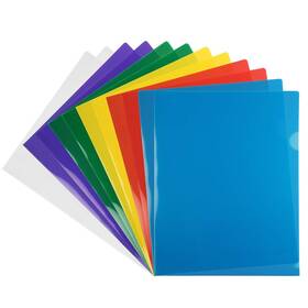 380sasst Jam Paper Plastic Sleeves - Letter Size 9 X 11 1/2 Assorted Color Project