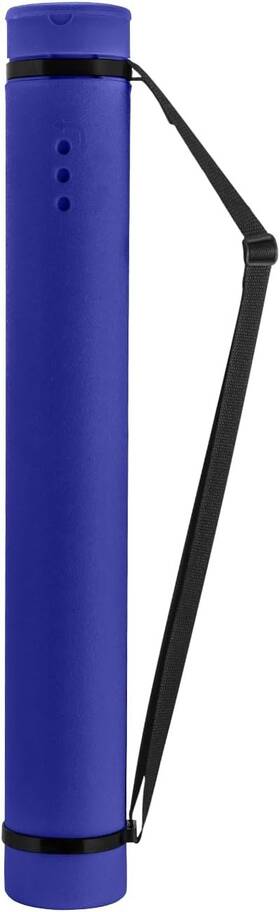 Jt0452 Jjring Blue Poster Tube 25 Inch To 40 Extendable Storage Holder