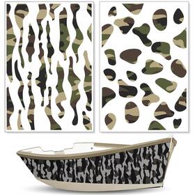 Km-juexica-1876973 Juexica 2 Pcs 18 X 26 Inch Large Camo Stencils Camouflage For Boat R