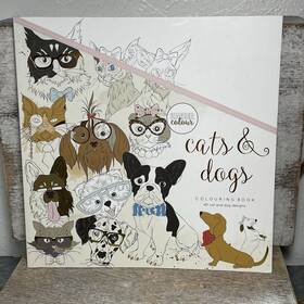 Kaiser Craft 781925405392 2016 Cats And Dogs Colouring Book 40 && Designs Colour Brand New