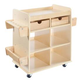 Kaplan Early Learning Company 737150015010 Utility Storage Cart