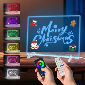 Lewb17 Kerfulty Led Note Board With 7 Colors 11.82 Inch X7.87 Lumiboard Drawing For Kids