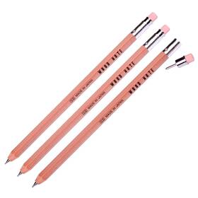 W-300r Kitaboshi Woodcase Note Mechanical Pencil 0.5mm Pack Of 3 Pencils
