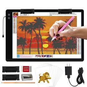 Ko-a2 Kobaiban Rechargeable Large A2 Tracing Light Pad 3 Colors Mode Diamond Painting