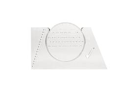 25285 Koh-i-noor Lettering Guide Works With Pens And Pencils Plastic 1 Each 252