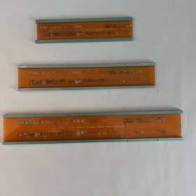 3030-3031-3032 Koh-i-noor Vintage Rapido-guide Rapidograph Guides Letter Stencils 3030/31/32