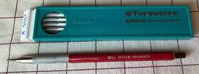 2375 Koh-i-noor / Berol Eagle Turquoise 5611 - Bell System Property Drawing Pencil H Leads