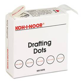 25900j01 Koh-l-noor Ko30919 Koh-i-noor Adhesive Drafting Dots 0.88 Inch Dia Dries Clear 500/box