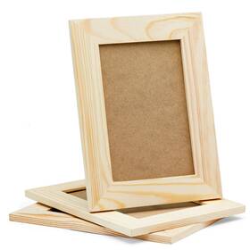 Koltose By Mash 854689008204 Diy Picture Frames 4x6 Craft Set Unfinished Solid Pine Wood Phot