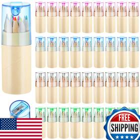 B0bxl4tpfn Kosiz 48 Packs Mini Colored Pencils Bulk With Sharpener 576 Total