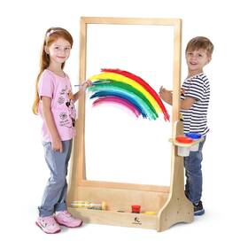 Rsae-1021 Krand Double-sided Plexiglass Painting Art Easel Easy To Clean Kids Drawing Board