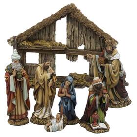 B003da5gas Kurt S. Adler 6-inch Resin Nativity Set - 7 Pieces Holy Family Wise Men