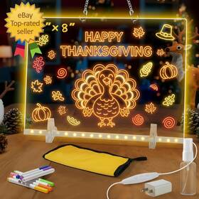 Kyclums 313020744794 Lumiboard Led Drawing Board 7 Colors Light Up Cosmody Glowing Ac