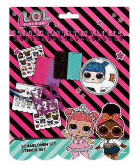 Lolo1201 L.o.l. Surprise Undercover Stencil Set With Stickers Coloring Pages And More Lol Surp