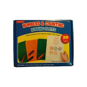 Lakeshore 633682080147 Numbers And Counting Rubbing Plates Use W Crayons Homeschooling Complete