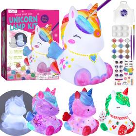B0cwgcwqlq Laoese Paint Your Own Unicorn Lamp Kit Art And Craft Supplies For Kids Ages 6