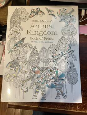 Lark 781454710318 Millie Marottas Animal Kingdom Book Of Prints Coloring - New Sealed