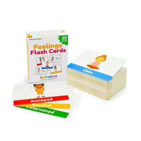 T7-feelings Learnworx Emotion Cards For Kids Feeling Game 60 And F... Fast Ship