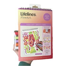 Lifelines 810076212951 Flowart Pogo-dot Groovy Vibes Guided Art Meditations For Calming Flow