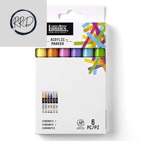 3699247 Liquitex Professional Paint Marker Set 6 Piece Vibrants