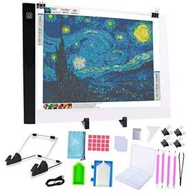 Lirunqiu 688529124607 A3 Diamond Painting Led Light Pad Kit 5d