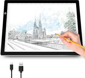 Gge13 Looeoodoo A3 Light Pad For Diamond Art Bright Board Tracing Up Box Weeding Viny