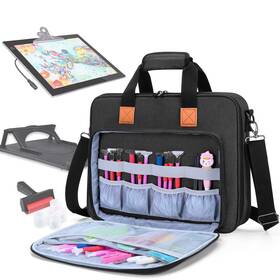 Calx06901 Luxja Carrying Bag For A4 Light Pad And Diamond Painting Tools Protective Case