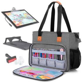 Calx14802 Luxja Carrying Case For A4 Light Pad And Diamond Painting Accessories Storage Bag