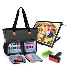 Calx20301 Luxja Carrying Case For Diamond Painting Accessories And A3 Light Pad Pa Inch