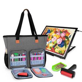Calx20303 Luxja Carrying Case For Diamond Painting Accessories And A3 Light Pad Pa Inch