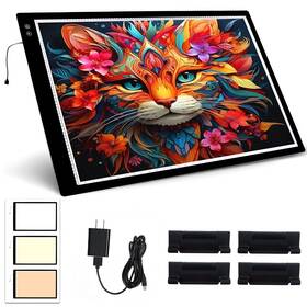 A1-d23board Luxjoyful A1 Extra Large Light Board For Diamond Painting Led Rechargeable Pad Wi