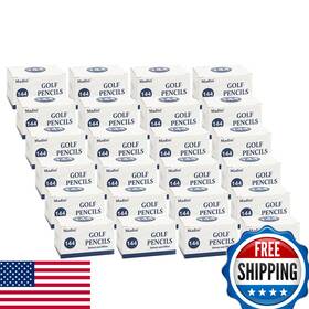 B0f5wbbldh Madisi Golf Pencils 2 Hb 3.5 Mini Pre-sharpened Case Of 24 Boxes 3456