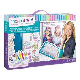 Make It Real 695929035020 Fashion Design Tracing Light Table