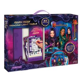Make It Real 695929042530 Disney Descendants 3 Fashion Design Tracing Light Table For Girl