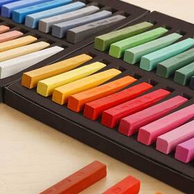 Txd-ap1 Marjaqe Non Toxic Artist Pastels Square Soft Set Chalks 12/24/36/48 Colors So