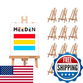 Meeden B07kpcn8py 16 Inch Tabletop Easel 12 Pack Beech Wood For Painting - Display