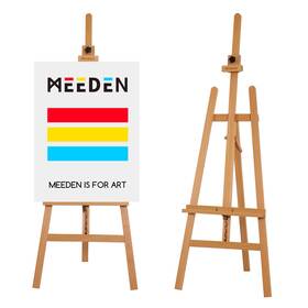 B07w9bx6yr Meeden Wooden Art Easel Display Stand For Painting - Solid Beechwood Adjustable