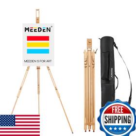 B07yz7czjb Meeden Tripod Field Painting Easel With Carrying Case - Solid Beech Wood Univers