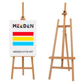 Meeden B08h7xpz7p Large Basic Studio Easel Hold Canvas Up To 50 Solid Beech Wood Artist