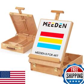 B08s43s54k Meeden Extra-large Tabletop Easel Solid Beech Wood Table Top Easels For